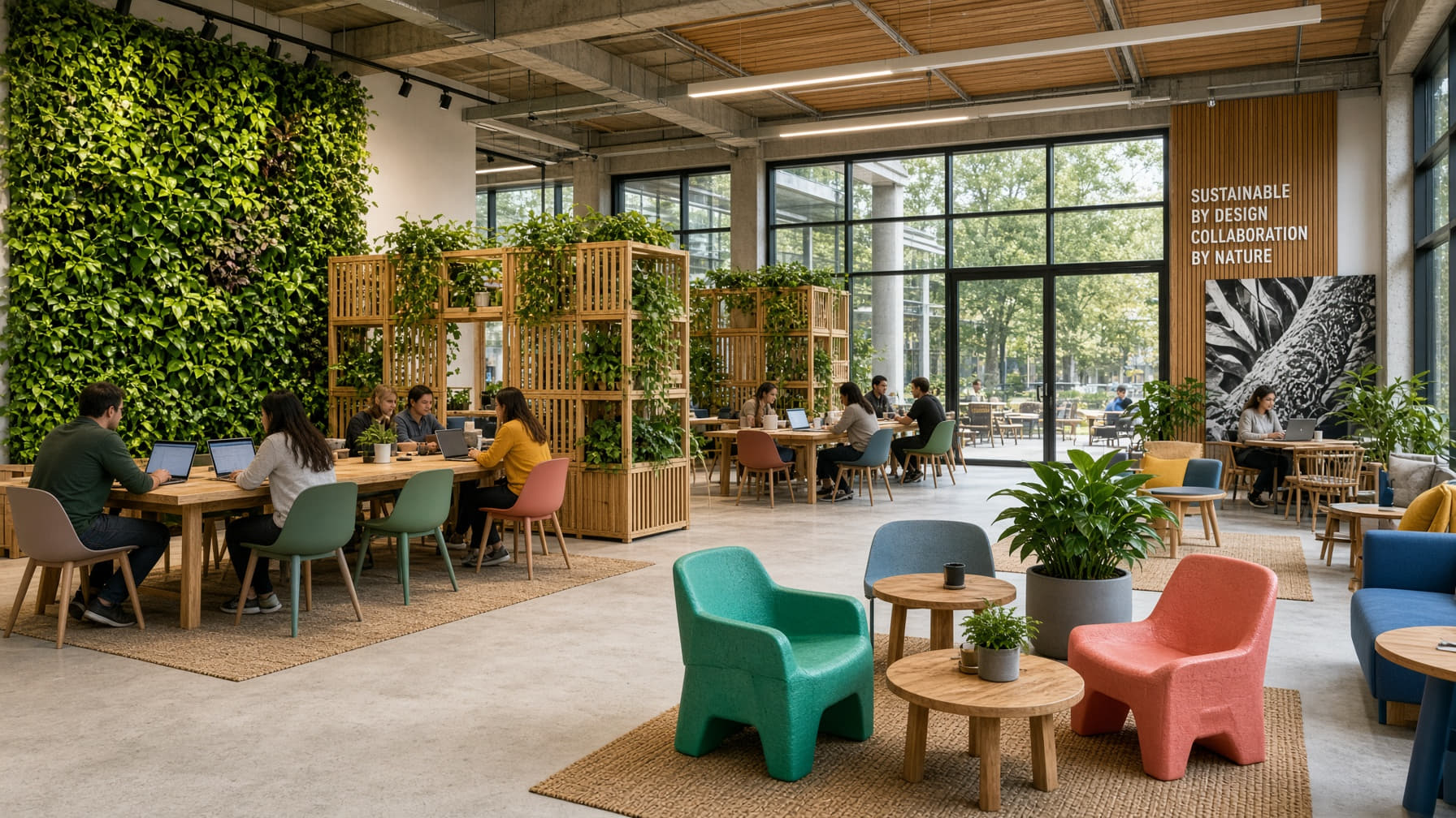 Collaborative workspace interior